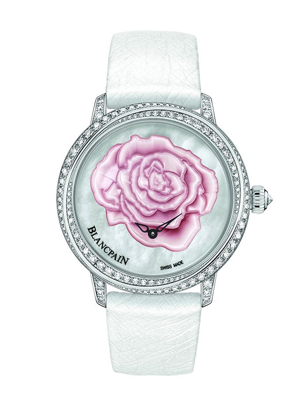 一朵玫瑰，一生承诺     Blancpain 全新2015年度情人节限量腕表 限量腕表 宝珀 Blancpain 新表预览  第2张