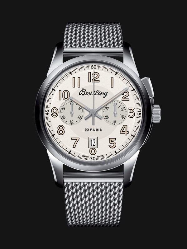 百年灵致敬伟大发明100周年    Breitling 推出全新越洋1915计时腕表 计时腕表 Breitling 百年灵 新表预览  第4张
