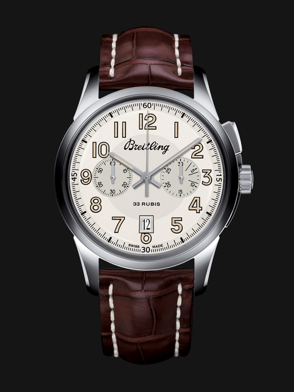 百年灵致敬伟大发明100周年    Breitling 推出全新越洋1915计时腕表 计时腕表 Breitling 百年灵 新表预览  第5张