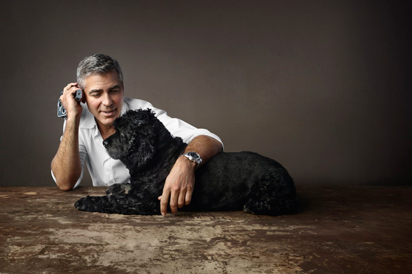 乔治·克鲁尼与爱犬合作出演欧米茄全新广告 George Clooney 广告 欧米茄 OMEGA 行业资讯  第2张