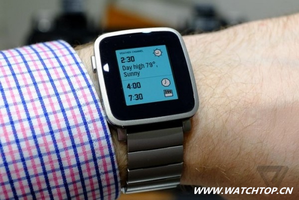 Apple Watch发布后，推动Pebble新款智能手表Time众筹金额翻番