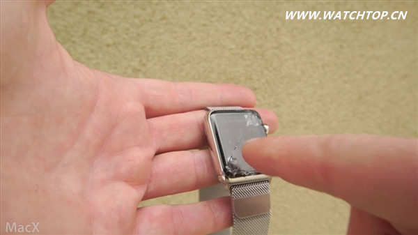 哪个版本的苹果手表屏幕更容易碎？