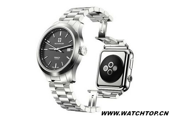 Pinnacle双头手表=奢侈表+Apple Watch，噱头？ Apple Watch 奢侈表 手表 热点动态  第1张